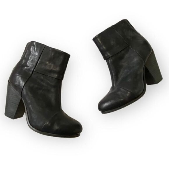 Rag and Bone Boots, Newbury Ankle Boots, Black - Picture 3 of 13